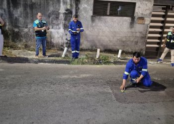 Ageman fiscaliza níveis de iluminação pública em via da zona Oeste de Manaus