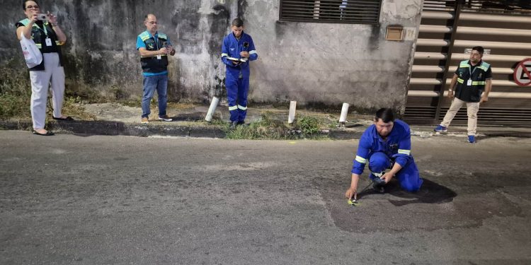 Ageman fiscaliza níveis de iluminação pública em via da zona Oeste de Manaus
