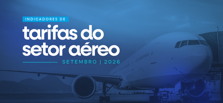 Dados de tarifas aéreas do mês de setembro estão disponíveis para consulta