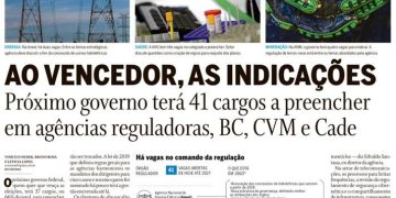 O Globo menciona ABAR em reportagens sobre indicações de diretores de agências